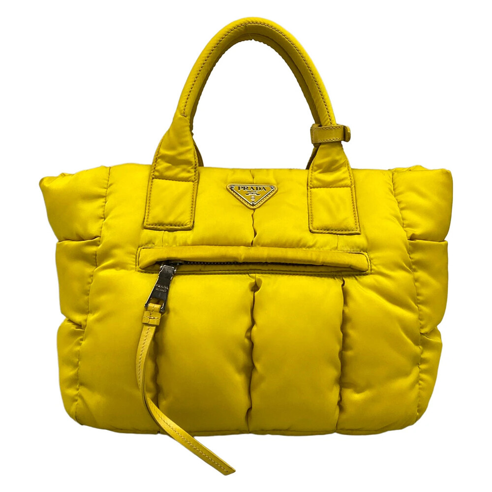 Prada Tessuto Bomber Yellow Nylon #351034P74B